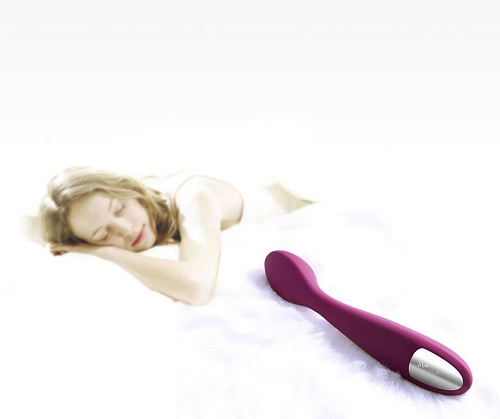 Фиолетовый клиторальный вибратор Svakom Keri Violet SG-01-VLT (17 см)