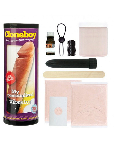 Набор скульптора для создания вибратора — копии фаллоса телесного цвета Cloneboy E22617