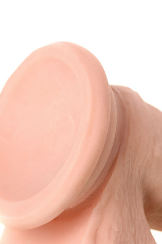 Телесный реалистичный вибратор-ротатор ToyFa Brandon 985002-1 (20 см)