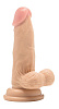 Телесный фаллоимитатор Shots Media BV Realistic Cock 6 With Scrotum REA011SKN (15 см)