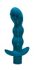 Бирюзовый анальный вибромассажёр Lola toys Naughty 8012-03Lola (14,5 см)
