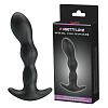 Чёрный анальный стимулятор простаты с вибрацией Baile Special Anal Massager BI-040068 (14,5 см)