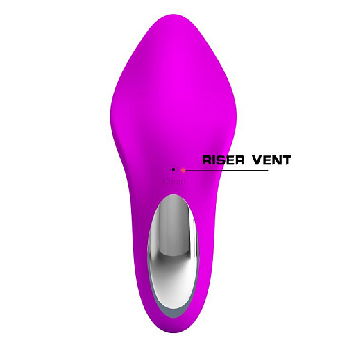 Вакуумный стимулятор лилового цвета для клитора Baile Magic Fish BI-014453