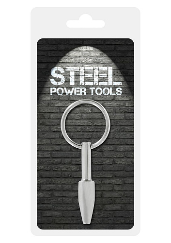 Толстый стальной стимулятор уретры Steel Power Tools Mini Fucker Penisplug 3000010332