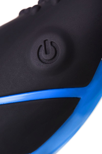 Чёрно-синий массажёр простаты Erotist Third 541303