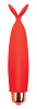 Красный клиторальный вибростимулятор с усиками Bior toys ST-40126-3