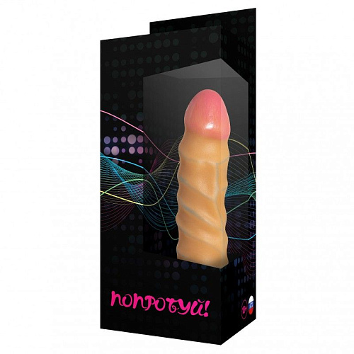 Телесный фаллоимитатор-реалистик с присоской Сумерки богов №25 201-25 BX DD (16,5 см)