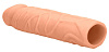 Телесная увеличивающая насадка Shots Media BV Penis Extender REA071FLE (17,5 см)