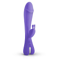 Фиолетовый вибратор-кролик EDC Wholesale Trix Rabbit Vibrator GVO005 (22,5 см)