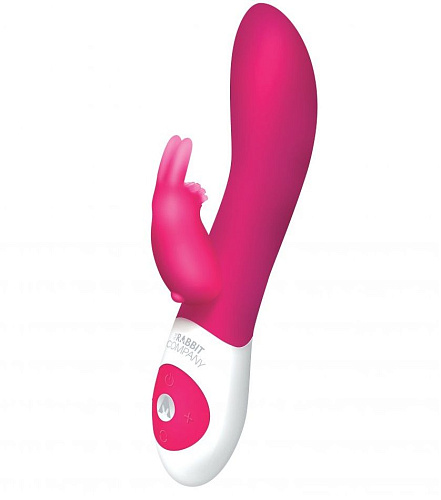 Розовый вибратор с клиторальным зайчиком The Rabbit Company The Classic Rabbit TRC-001HP (22 см)