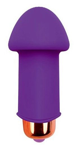 Фиолетовый силиконовый вибромассажёр Bior toys Sweet Toys ST-40121-5 (5 см)
