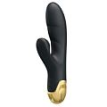Чёрный вибратор с вакуумной стимуляцией клитора Baile Royal Pleasure BI-014625 (19,2 см)