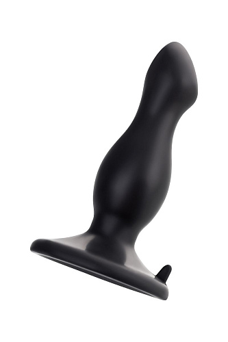 Чёрная анальная втулка POPO Pleasure Antlia 731423 (10,5 см)