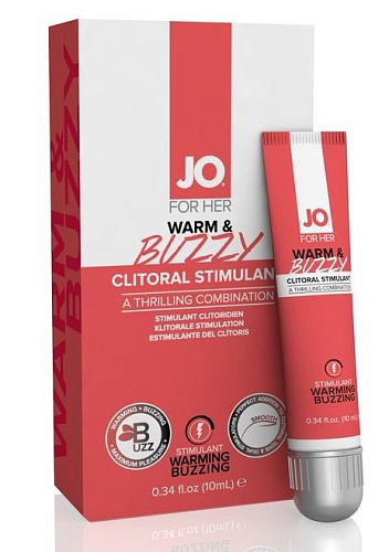 Клиторальный крем JO WARM   BUZZY CLITORAL GEL - 10 мл. System JO JO41216