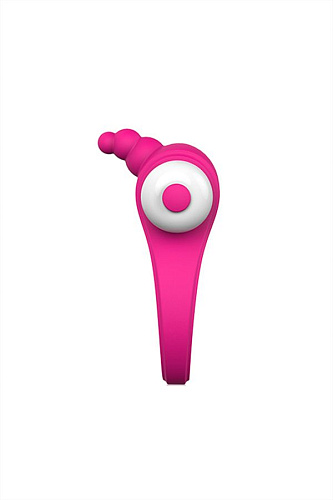 Розовое эрекционное виброкольцо S-HANDE S-HANDE Duet SHD-006