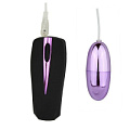 Фиолетовое виброяичко с выносным пультом управления Lovetoy 35004-purple
