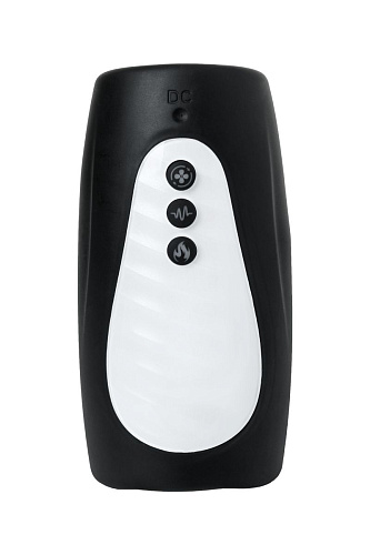 Вибромастурбатор чёрного цвета D-PENG Aircraft Cup D-PENG DP-18001