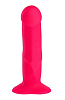 Ярко-розовый реалистичный фаллоимитатор Fun Factory The Boss Dildo 22836 (18 см)
