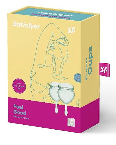 Набор менструальных чаш Satisfyer Feel good Menstrual Cup J1763 (размер S + L)