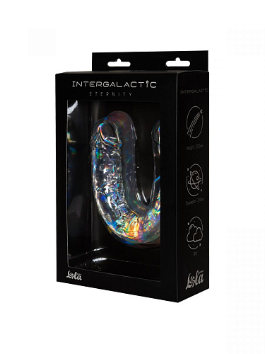 Прозрачный двусторонний фаллоимитатор Lola toys Eternity 7080-08lola (29,5 см)