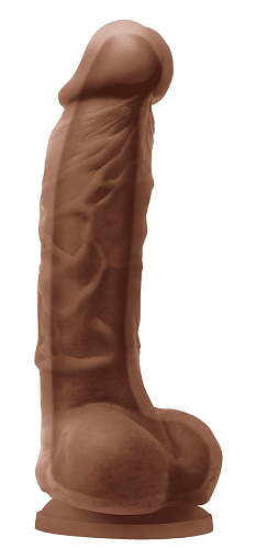 Кофейный фаллоимитатор NS Novelties Dual Density 5 Dildo NSN-0403-12 (17,3 см)