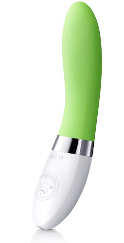 Перезаряжаемый вибромассажёр цвета лайма Lelo Liv 2 Lime Green LEL7916 (17,4 см)