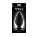 Чёрная анальная пробка большого размера для ношения NS Novelties Renegade Spades NSN-1106-43 (11,1 см)
