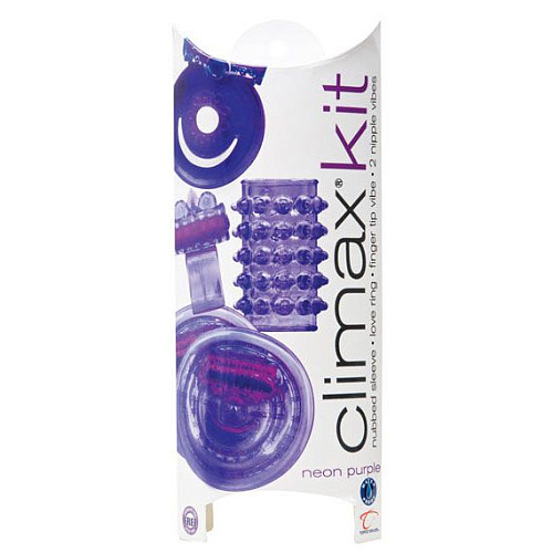 Набор фиолетовых насадок Topco Sales Climax Kit Neon Purple 1048004