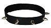 Узкий чёрный ошейник с шипами Sitabella 3102-1