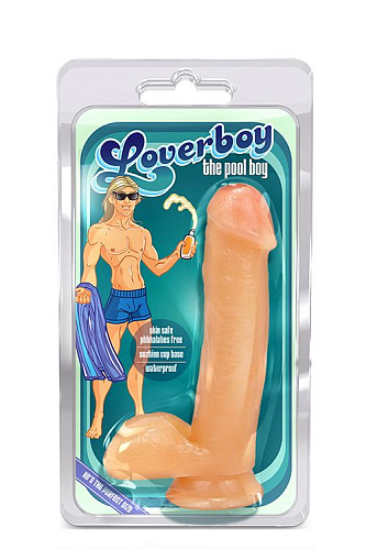 Телесный фаллоимитатор на присоске Blush Novelties The Pool Boy BL-16423