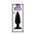 Средняя анальная пробка чёрного цвета NS Novelties Jelly Rancher Pleasure Plug Medium NSN-0450-33 (12,7 см)