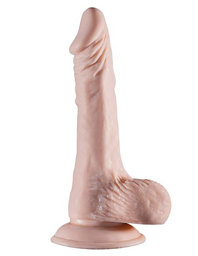 Телесный фаллоимитатор на присоске Dream Toys REALSTUFF REALISTIC DONG 7INCH 21327 (17,8 см)