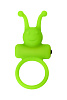 Зелёное эрекционное виброкольцо на пенис A-toys Cock Ring 768017