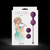 Набор фиолетовых вагинальных шариков Lola toys Love Story Diva 3012-03lola