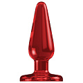 Красная анальная пробка Shots Media BV Basic 5 Inch PLU003ACR (12,7 см)