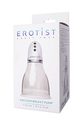 Прозрачная вакуумная помпа для груди Erotist Adult toys 549001