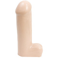 Телесный фаллоимитатор Doc Johnson Giant Cock With Balls 0236-01-BU (28 см)