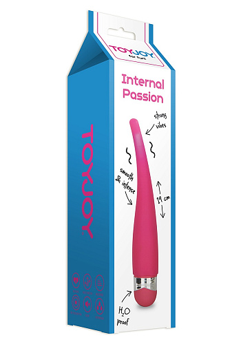 Ярко-розовый стимулятор точки G Toy Joy Internal Passion 3006010133 (19 см)
