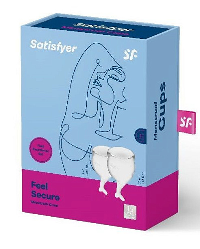Набор менструальных чаш Satisfyer Feel secure Menstrual Cup J1766 (размер S + L)