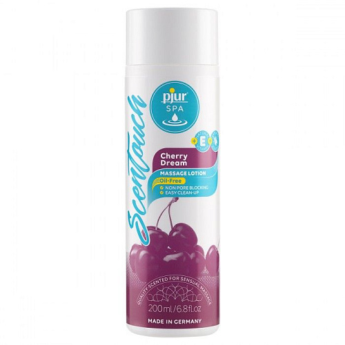 Массажный лосьон с ароматом вишни Pjur SPA Scentouch Cherry Massage Lotion 13180