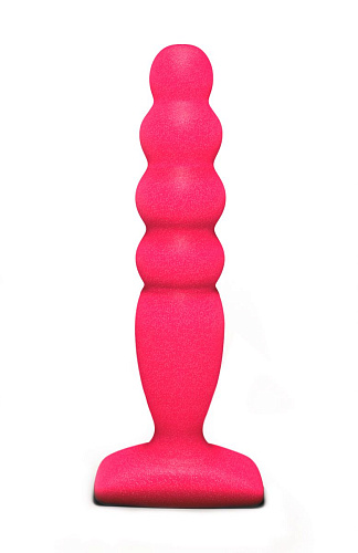 Розовый анальный стимулятор Lola toys Large Bubble Plug 511495lola (14,5 см)