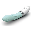 Голубой вибратор с лепестками на тельце Lelo Iris Blue LEL0442 (22 см)