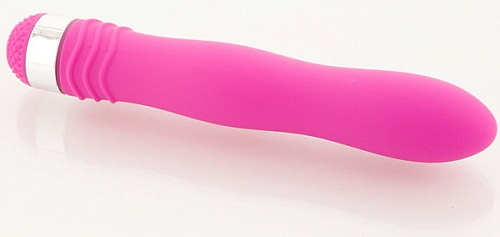 Водонепроницаемый лиловый вибратор Sexus 931007-4 (18 см)