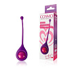 Фиолетовый вагинальный шарик со смещённым центром тяжести Bior toys Cosmo CSM-23032