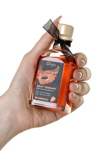 Массажное масло со вкусом клубники ORGIE Lips Massage 21326 (100 мл)