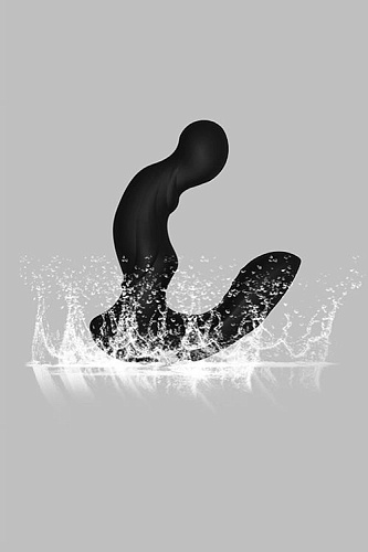 Стимулятор простаты с пультом ДУ чёрного цвета Levett Nero 15058