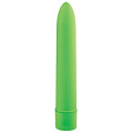 Зелёный классический вибратор Dream Toys BASICX MULTISPEED VIBRATOR GREEN 7INCH 20657 (18 см)