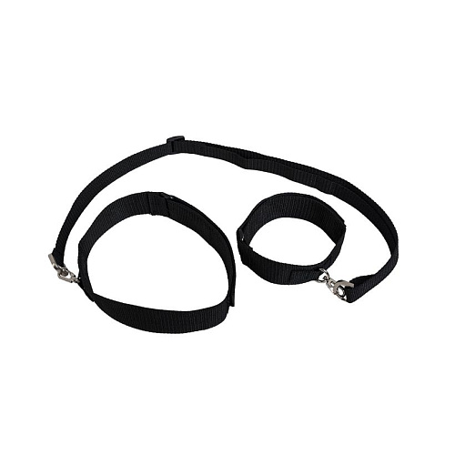 Черный фиксатор для запястий и лодыжек Сумерки богов 960-04 BX DD