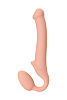 Телесный безремневой страпон Strap-on-me Silicone Bendable Strap-On M 6012901
