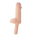 Телесный фаллоимитатор-гигант с рукоятью Dream Toys BIGSTUFF DONG WITH HANDLE 9.5INCH 20943 (24 см)